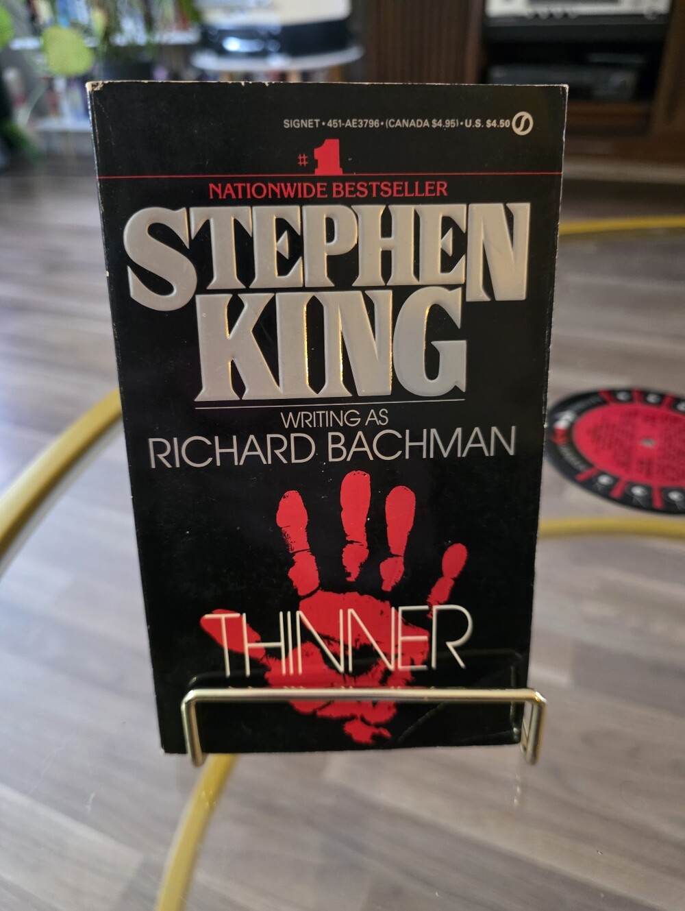 "Thinner" Paperback Book - By Stephen King Writing As Richard Bachman